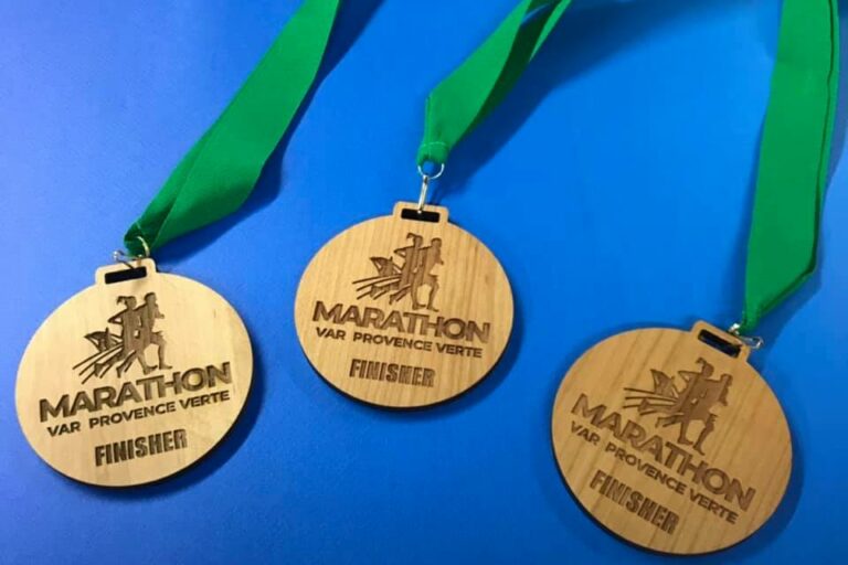 médaille finisher marathon var provence verte