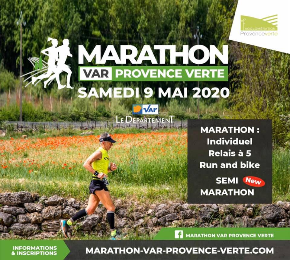 affiche-Marathon var provence verte 2020