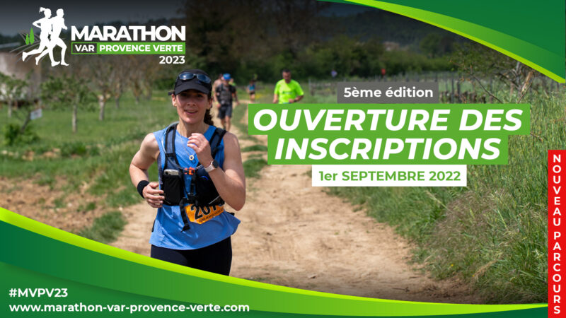 Ouverture-des-inscriptions marathon var provence verte à Brignoles par Créasports Organisation
