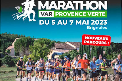 image à la une affiche officielle marathon var provence verte
