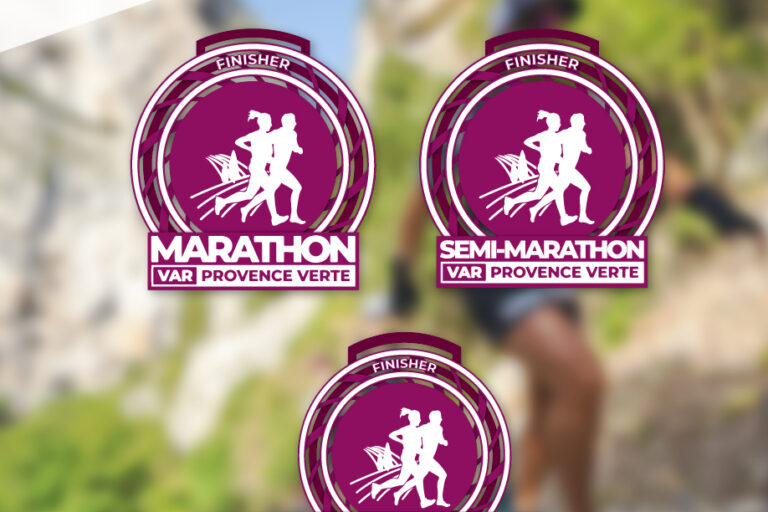 médailles marathon var provence verte 2025