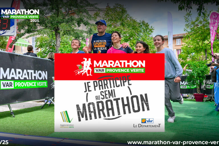 Visuel dossard je participe Marathon Var Provence Verte