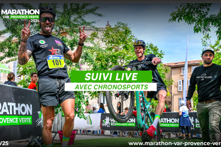 suivi live du marathon var provence verte avec Chronosports