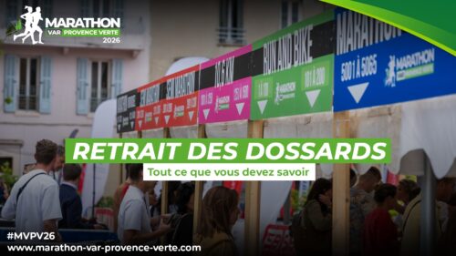 MARATHON VAR PROVENCE VERTE 2026 - retrait des dossards
