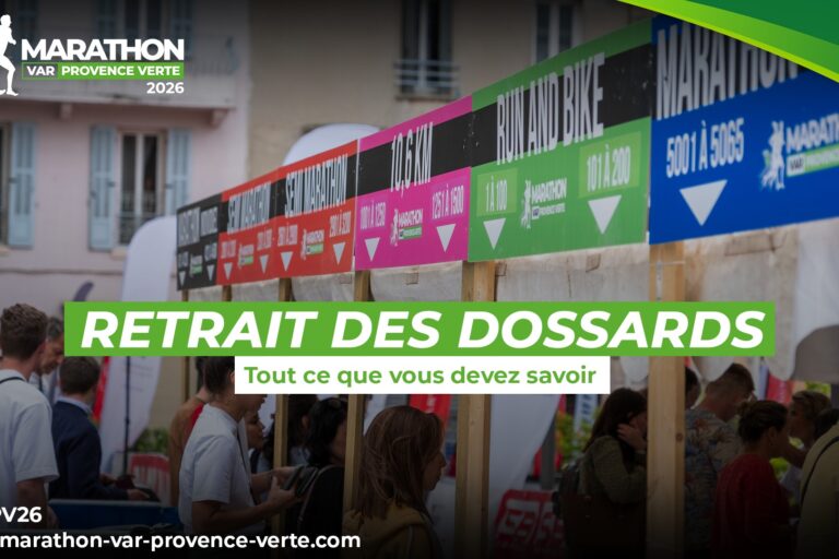 MARATHON VAR PROVENCE VERTE 2026 - retrait des dossards